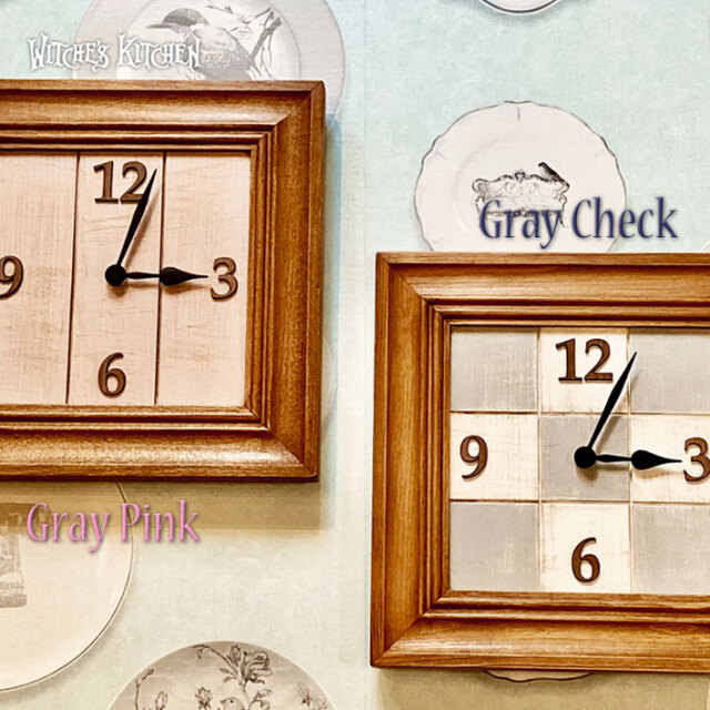 ウィッチーズキッチンのパイン ウォールクロック【 デレク Derek