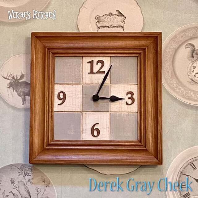 ウィッチーズキッチンのパイン ウォールクロック【 デレク Derek
