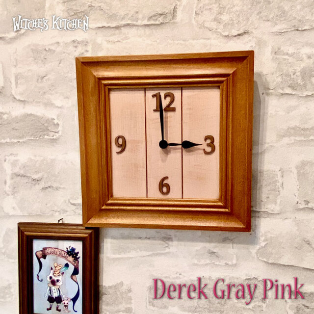 ウィッチーズキッチンのパイン ウォールクロック【 デレク Derek