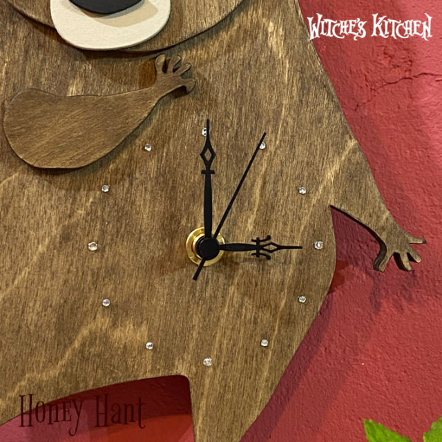 ウィッチーズキッチンの壁掛け時計 【 ハニーハント Honey hunt