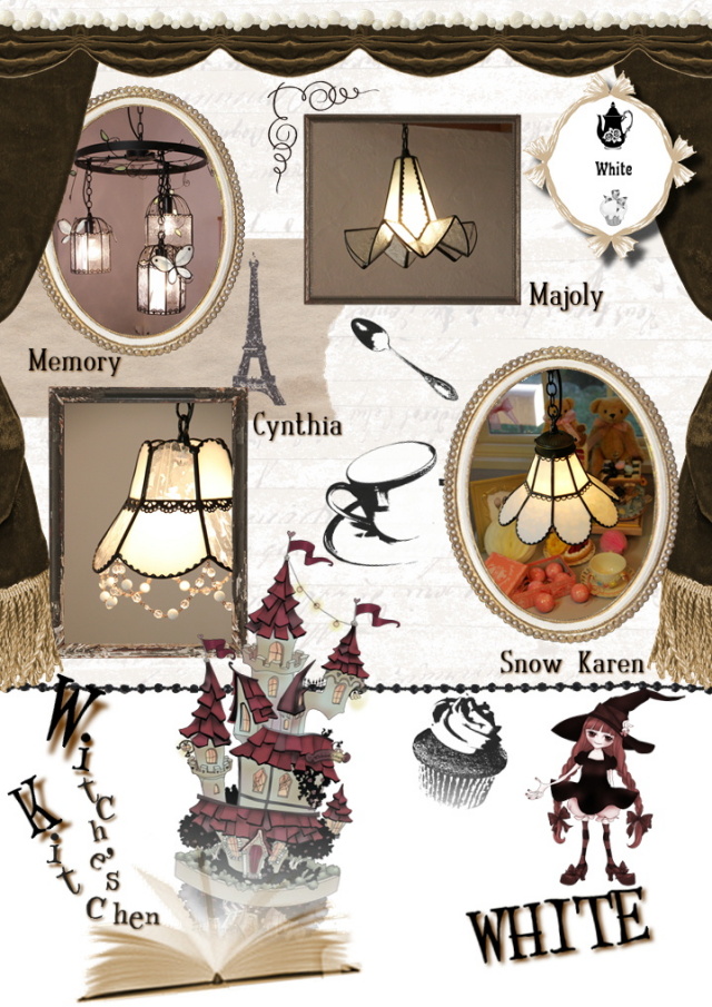 お値下げ！★ウィッチーズキッチン作家ま物ペンダントライト★北欧アラビア ウィッチーズキッチンのペンダントライト【 小梅 Koume 】LED