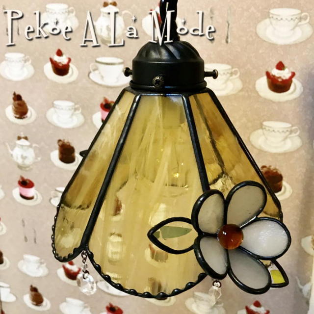 お値下げ！★ウィッチーズキッチン作家ま物ペンダントライト★北欧アラビア ウィッチーズキッチンのシャンデリア 【 ブルーデージー