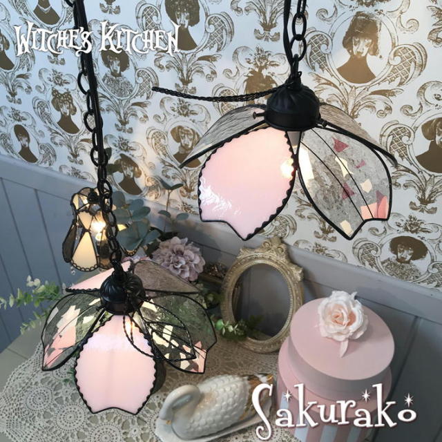 桜のペンダントライト 【 桜子 Sakurako 】 LED対応 フラワー