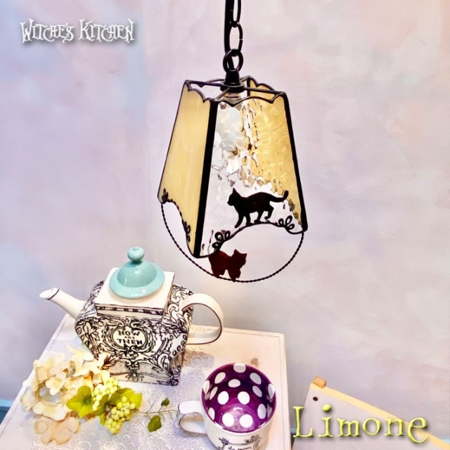 猫のペンダントライト 【 路地裏のリモーネ limone 】 LED対応