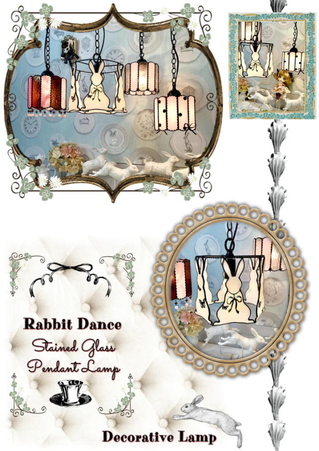 アップルホリックのペンダントライト 【 ラビットダンス Rabbit Dance