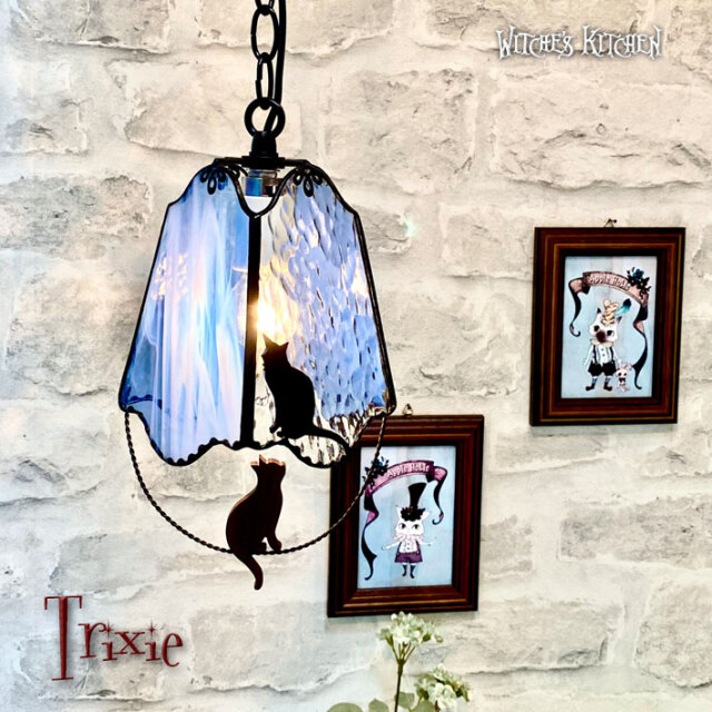 猫のペンダントライト 【 路地裏のトリクシー Trixie 】 LED対応