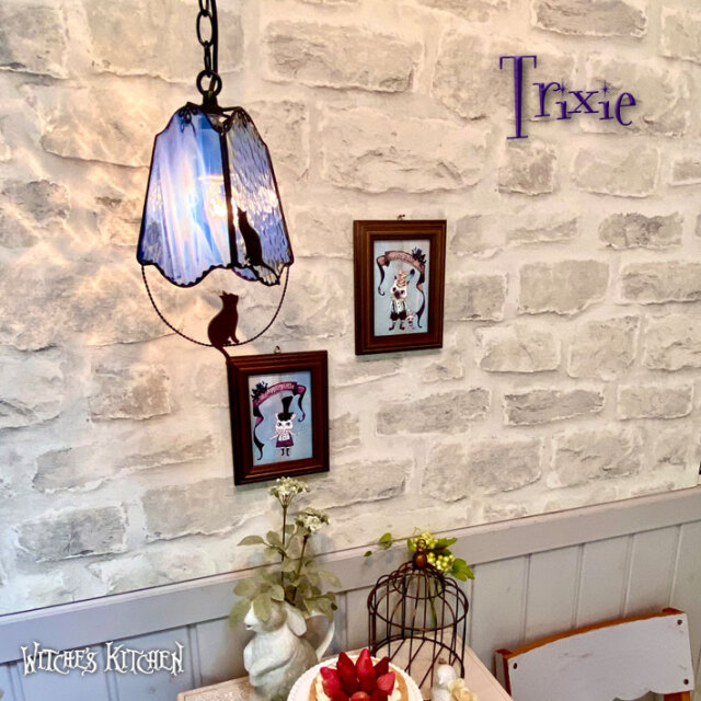 猫のペンダントライト 【 路地裏のトリクシー Trixie 】 LED対応