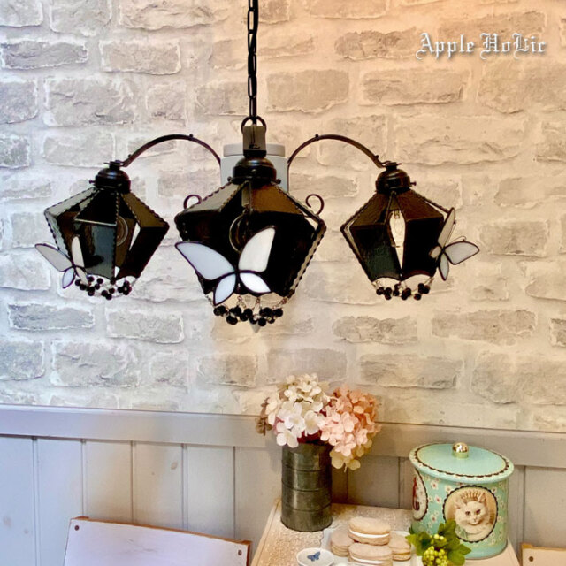 アップルホリックのシャンデリア 【 ヴェルディ Verdi 】 ステンド