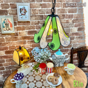 ウィッチーズキッチンの家具 照明 グリーン