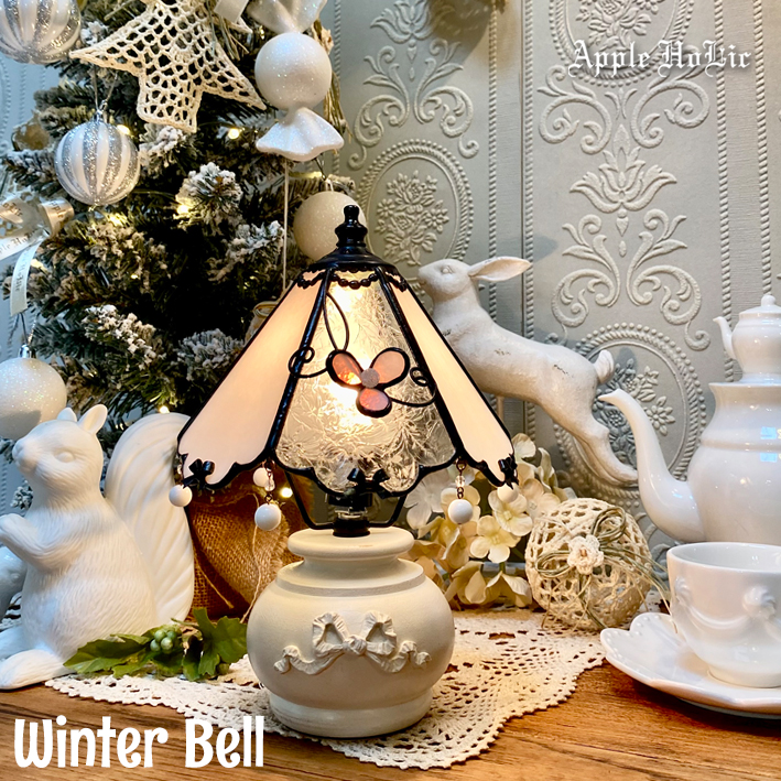 ステンドグラス　クリスマスバイン＆べル ステンドグラスクリスマスバイン＆べル