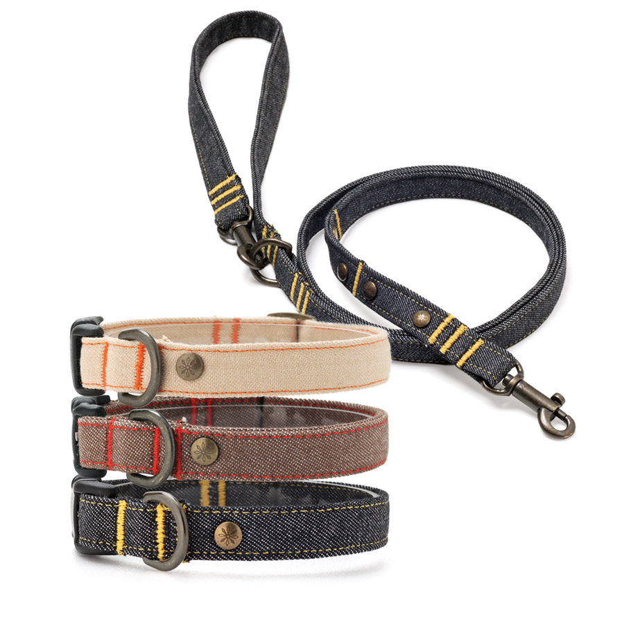 犬と生活　デニムステッチ