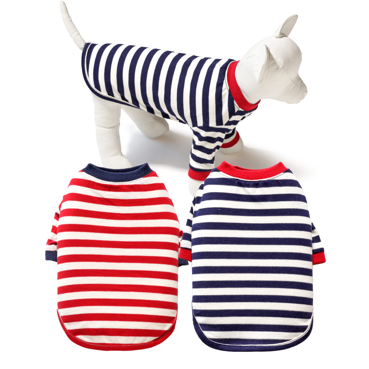 犬と生活　ロングスリーブボーダーT