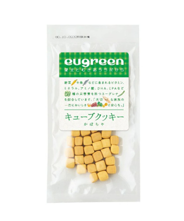 【eugreen】キューブクッキー かぼちゃ  30g |国産 無添加
