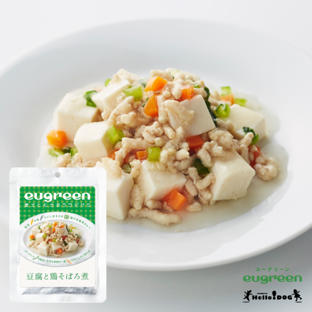【eugreen】   豆腐と鶏そぼろ煮  100g |国産 無添加