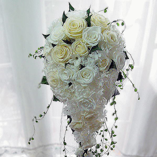 ウェディングブーケ オーダーメイド品 ブーケスタンド＆ブートニア付