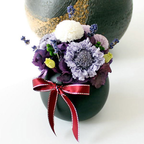 美月：MIZUKI プリザーブドフラワー和風アレンジ【送料無料】