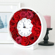 Anniversary Clock Framboises： アニバーサリー・時計（記念日のお祝いに花時計）【送料無料】