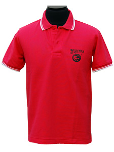 ポロシャツ／ムーンウルフ／ロゴＲＥＤ