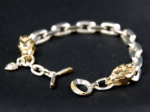 ウォーウルフソリッドチェーンブレス（Ｓ）Ｇ