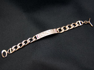 ユリプレスレットＰＳＶＷ／６ダイヤモンド＆１ルビー