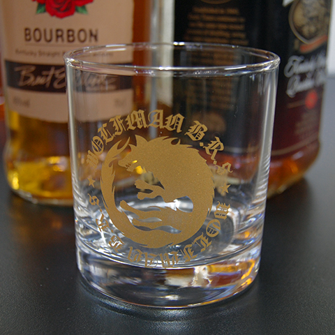 ロックグラス／ムーンウルフ／ゴールド