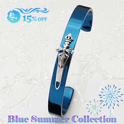 ≪ブルーサマーコレクション　15％OFF≫セイクリッドブレードバングル