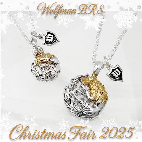 【2025クリスマスフェア】ムーンウルフチャームG／ムーンウルフペンダントＧ