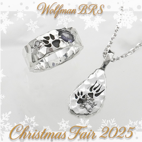【2025クリスマスフェア】ウルフフットパウンドチャーム／ウルフフットパウンドリング