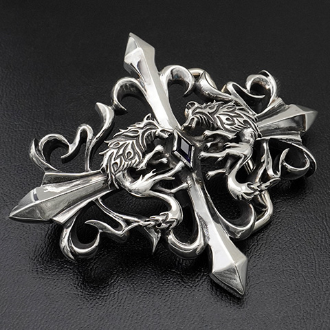 隼杜『ハヤト』白狼牙バックル