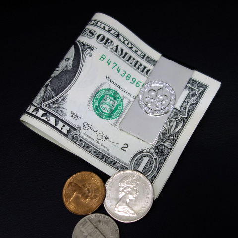 B &C マネークリップ 紙幣用 札ばさみ マネークリップ | 本革 パイソン