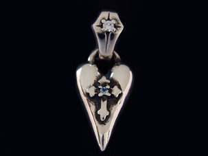 スピルハートチャーム／ブルー