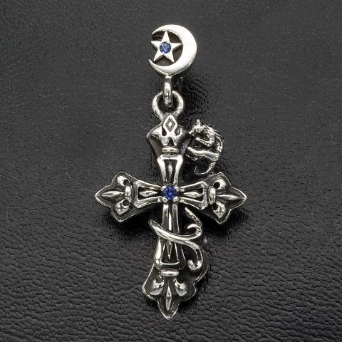 パトリッククロスｗ/パルメットウルフペンダント