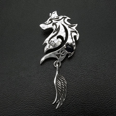 ウルフパウンドｗ／フェザーペンダント