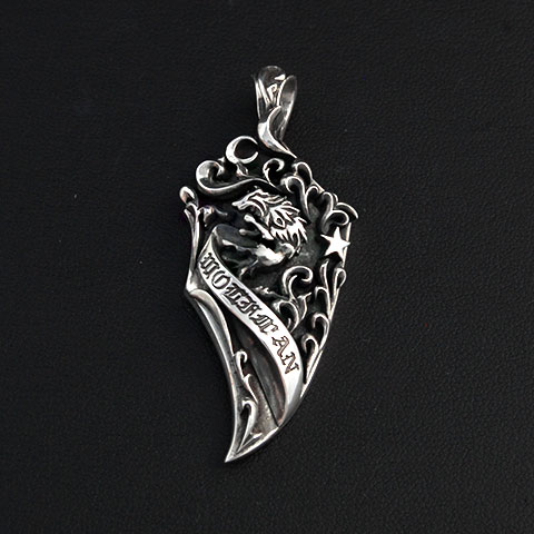 パルメットウルフクロウペンダント