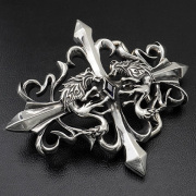 隼杜『ハヤト』白狼牙バックル