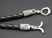 四つ編みレザーチョーカーＮ１７