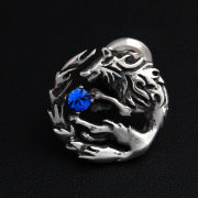 ムーンウルフピンバッジ