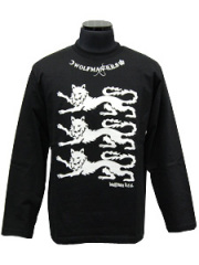 ３ウルブスロングスリーブＴシャツ／ブラック