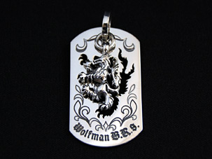 ファイヤーウルフドッグタグ