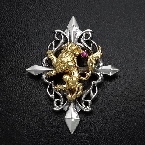 セイントウルフペンダントＧ／ルビー