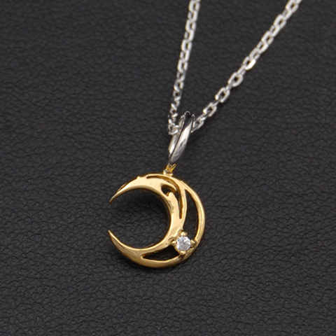 クレッセントムーンチャームペンダントG