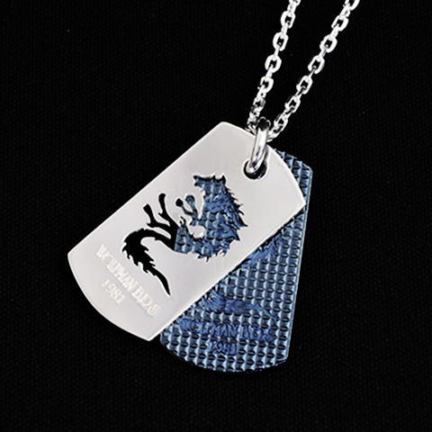 ブルーウルフ／チタンペンダント