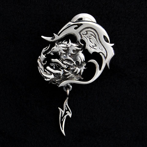 ナイトウルフピンバッジ