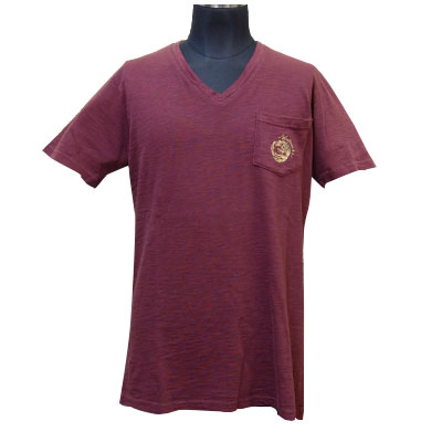 フレアエンジェル　スラブＴシャツ／ワイン