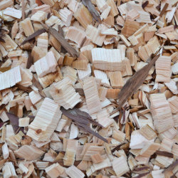 ひのきウッドチップ100リットル(50L入り X 2袋）、国内産・樹皮あり（送料無料・代引き手数料別途）