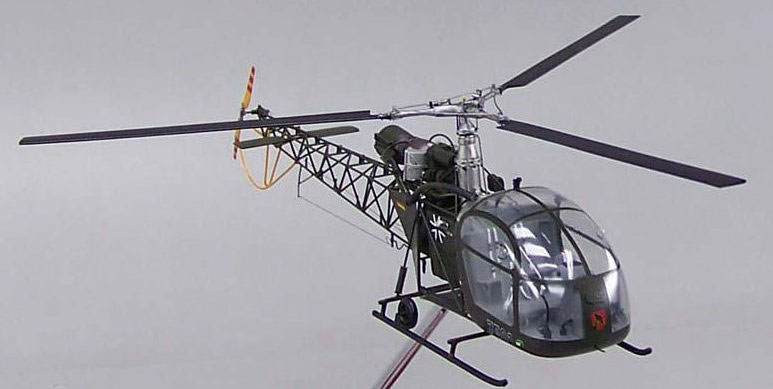 ALOUETTE-II,ヘリコプター,精密模型,ウッドマンクラブ