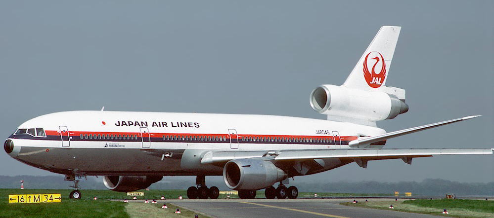 DC-10-40,JAL,木製精密模型,ウッドマンクラブ