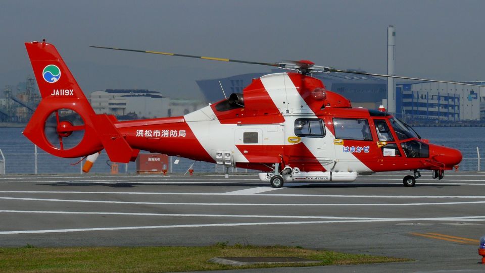 ユーロコプター,AS365N3,浜松市消防局,ヘリコプター,精密模型,ウッドマンクラブ