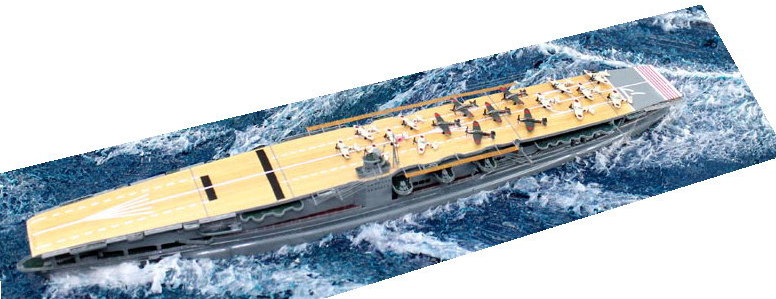 海底の空母赤城/ジオラマ/完成品/1/700( ｀・∀・´)