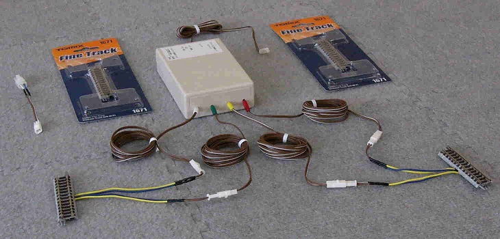 Nゲージ鉄道模型ATC２列車同時自動運転用装置、かんたんスタートキット　TOMIX製線路仕様